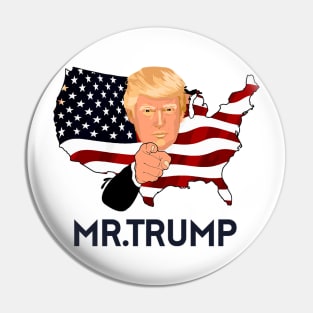 M.R DONALD TRUMP T-SHIRT Pin