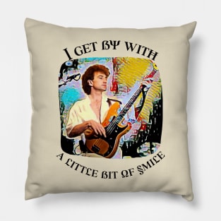 I get by with a little bit of SMILE (bass guitar player) Pillow