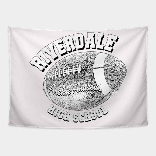 Riverdale High School Archie Andrews Tapestry by Ratherkool