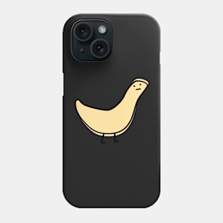 Cute Silly Simple Minimalist Pastel Yellow Bird Duck Thing Pattern Phone Case