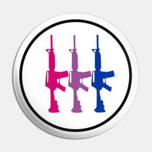 Bisexual Pride Flag Rifles Pin