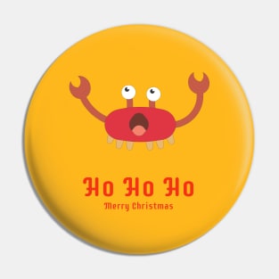 Oh Crab, Merry Christmas Pin