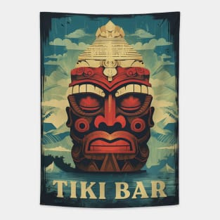 Tiki Bar | Retro Travel Style Tapestry