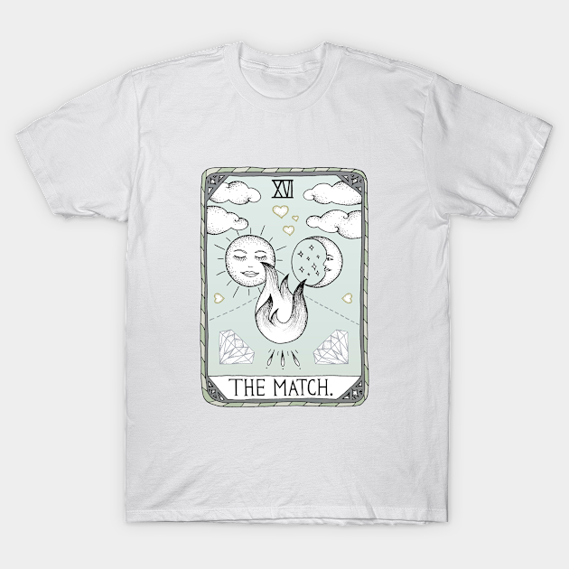 The Match - Tarot - T-Shirt