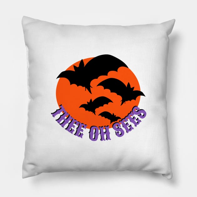 Thee Oh Sees Pillow by Jennifer Bourbonnais