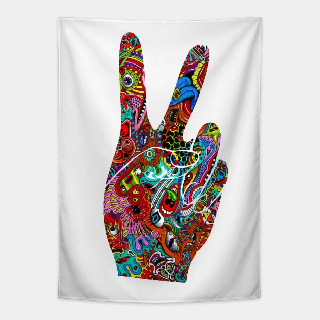 Peace, Man! Tapestry by CelestialStudio