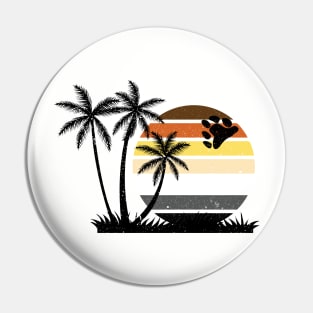 Sunset Bear Pride Pin