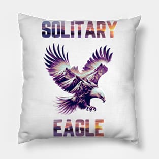 Bird Of Prey | Mountain Eagle | Solitary Eagle | American Eagle Pillow