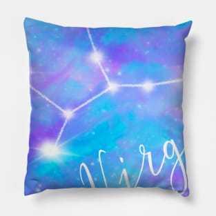 Virgo Zodiac sign constellation galaxy Pillow