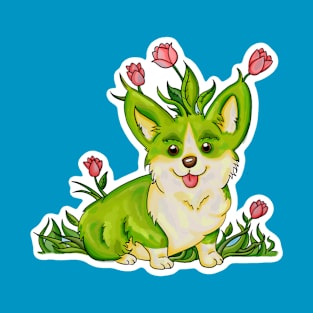 Little Cute Corgi Sprout T-Shirt