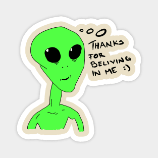 Alien Beliver Magnet