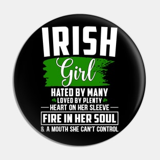 Irish Girl Pin