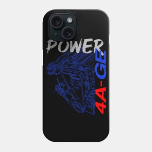 4A GE AE86 Engine Phone Case