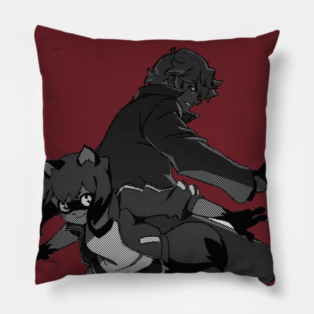 bna brand new animal anime Pillow by Aleey