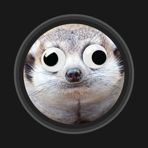 Meerkat with Googly Eyes by MooonTees