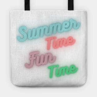 Summer Time, Fun Time. Fun Summer, Beach, Sand, Surf Design. Tote