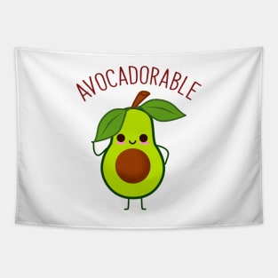 Avocadorable Cute Avocado Tapestry