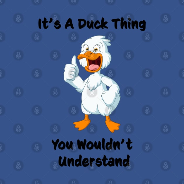 Duck Thing - Cool Duck Thumbs Up Unisex by URLifeByDesign