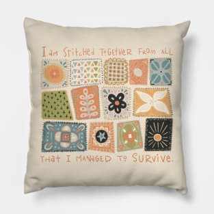 Patchwork Person Pillow