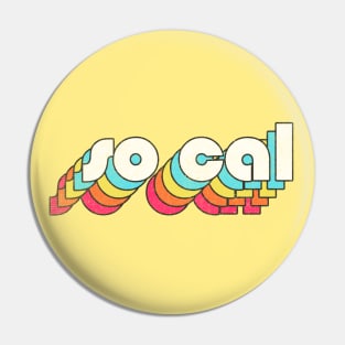 So Cal / Retro California Typography Design Pin