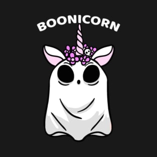 Halloween Boonicorn Ghost Unicorn Funny Gift T-Shirt