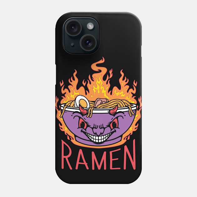 Ramen love - Anime Kawaii Japanese Phone Case by CaptainHobbyist