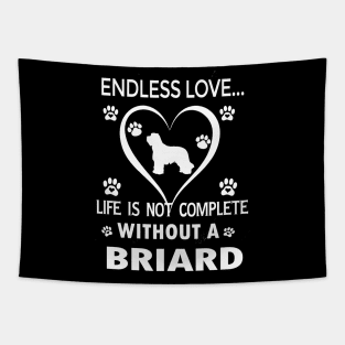 Briard Lovers Tapestry