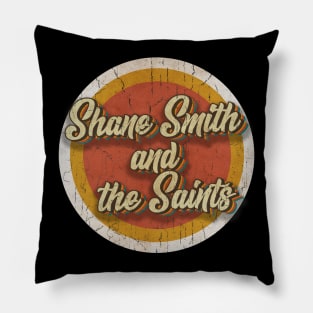 circle vintage Shane Smith and the Saints Pillow