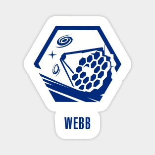 James Webb Space Telescope - WEBB Logo Magnet