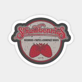 Strawberries Records And Tapes Magnet