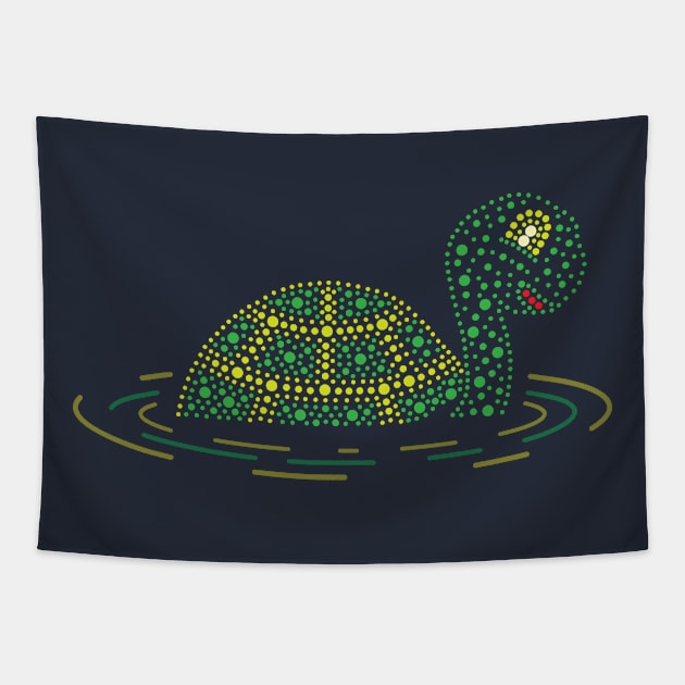 Water Pageant Turtle Tapestry by Kevin Hedet