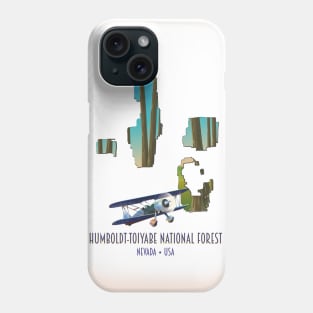 humboldt-toiyabe national forest Nevada Map Phone Case