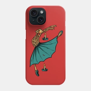 Skeleton Ballerina Candle Light Phone Case