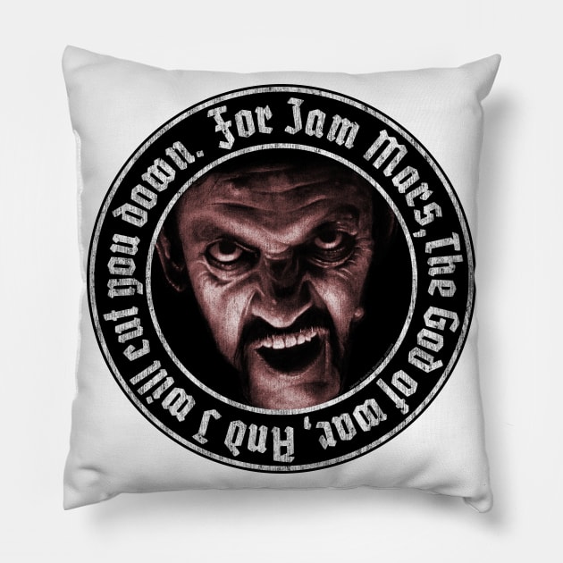 Orgasmatron Pillow by PeligroGraphics