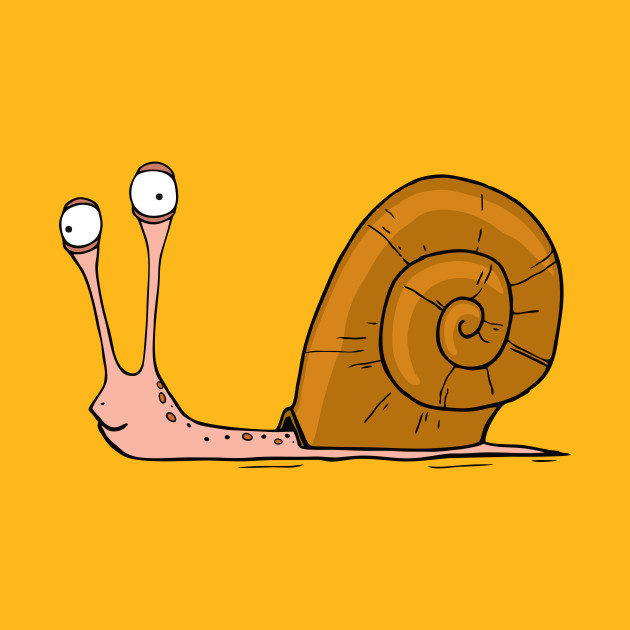 Funny snail with silly face expression Snail TShirt TeePublic
