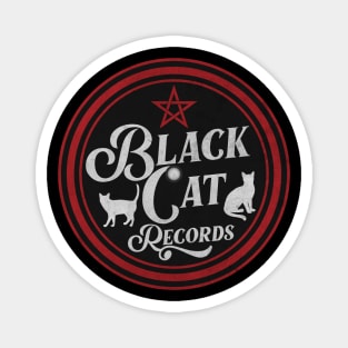 Black Cat Records Magnet