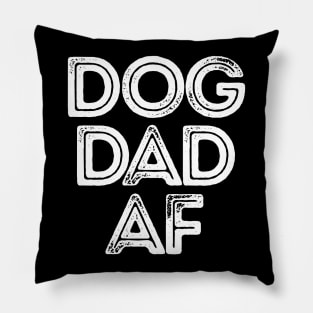 Dog dad af T-shirt Pillow