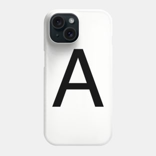 Helvetica A Phone Case