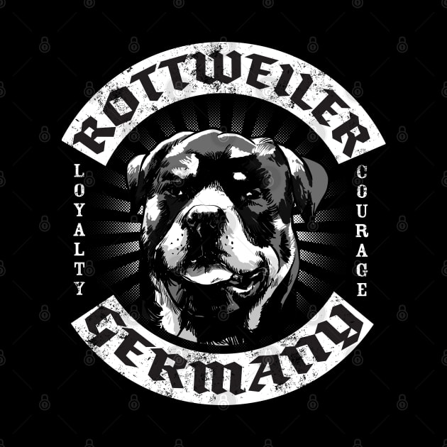 Rottweiler Germany by Black Tee Inc