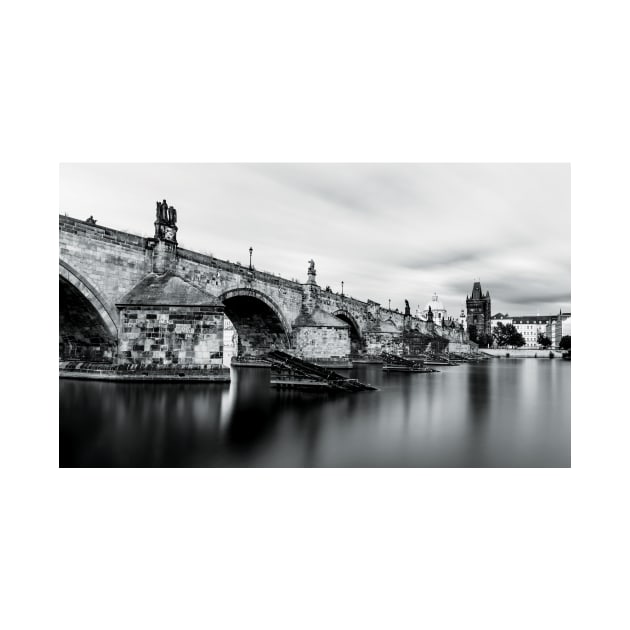 Charles Bridge under long exposure by StefanAlfonso