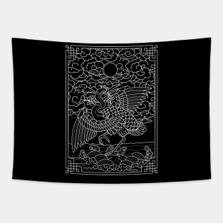 Chinese Egret Tapestry
