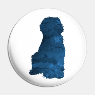 Labradoodle / Goldendoodle Dog Silhouette Pin