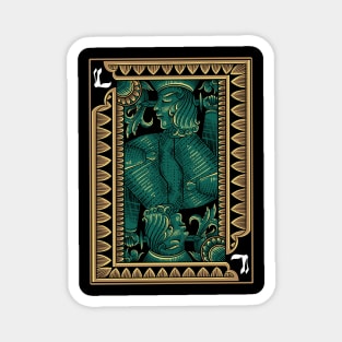 Playing cards dark art Magnet