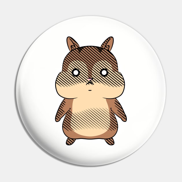 Consuming Chipmunk Pin by naturalhabitatshorts