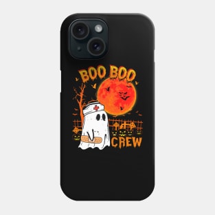 Boo Boo Crew Funny Nurse Halloween Costume Ghost Phone Case