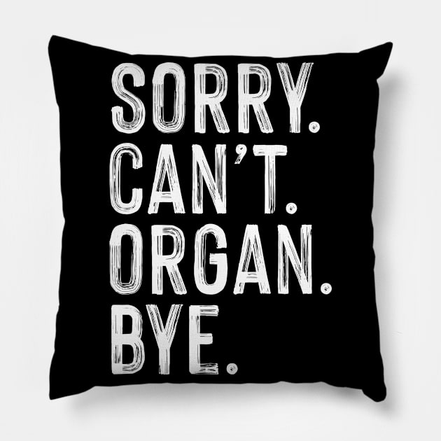 Sorry can't organ bye. Perfect present for mom dad friend him or her Pillow by SerenityByAlex