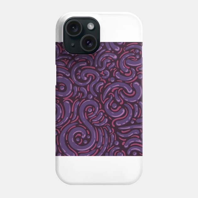 Modern Vibrant Abstract Paisley Phone Case by Vector Deluxe