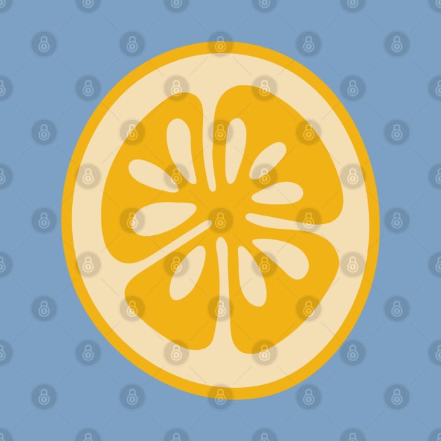 BIG LEMON Tropical Citrus Summer Fruit Slice - UnBlink Studio by Jackie Tahara by UnBlink Studio by Jackie Tahara