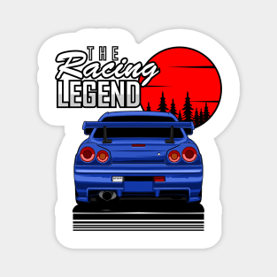 GTR R34 The Racing Legend Magnet