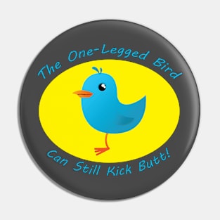 The One-Legged Bird Pin